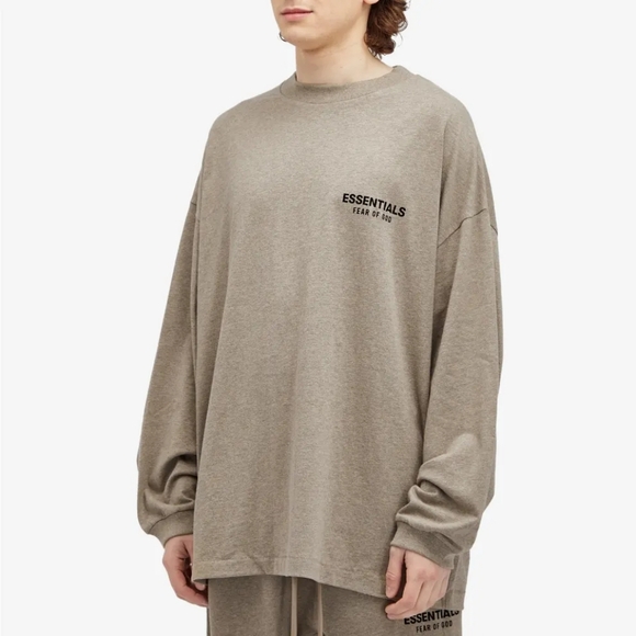 Fear of God Other - Fear of God ESSENTIALS Core Logo Jersey Long Sleeve T-Shirt XS